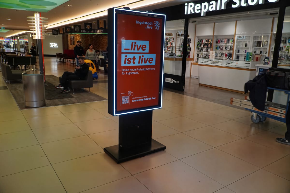 EDDAIR eddy mobile — mobiler Verkäufer und LED Präsenzdisplay